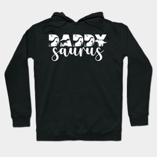 Daddysaurus T-Rex Dinosaur Daddy Saurus Family Matching Hoodie